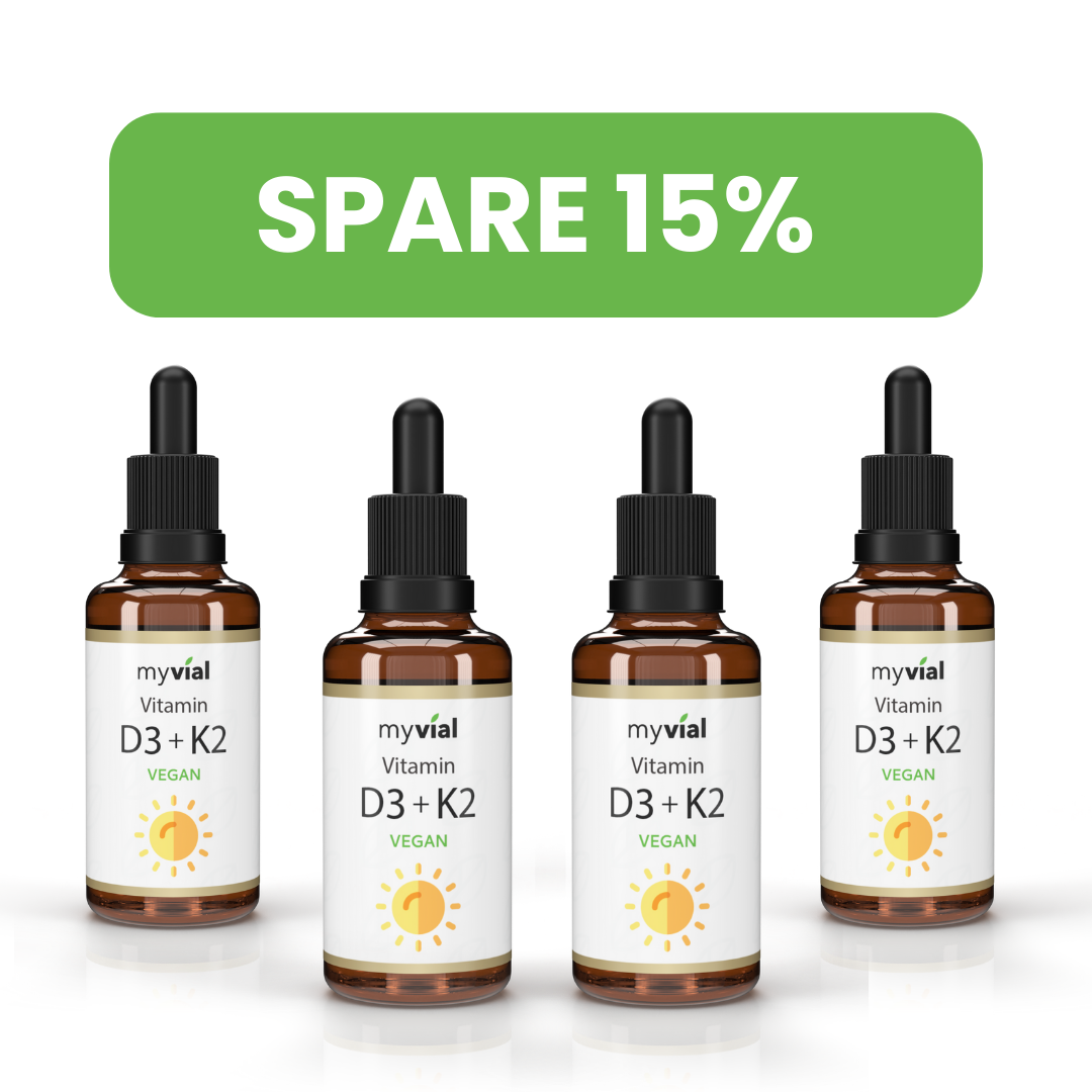 Vitamin D3 + K2 Tropfen – Vegan & Hochdosiert