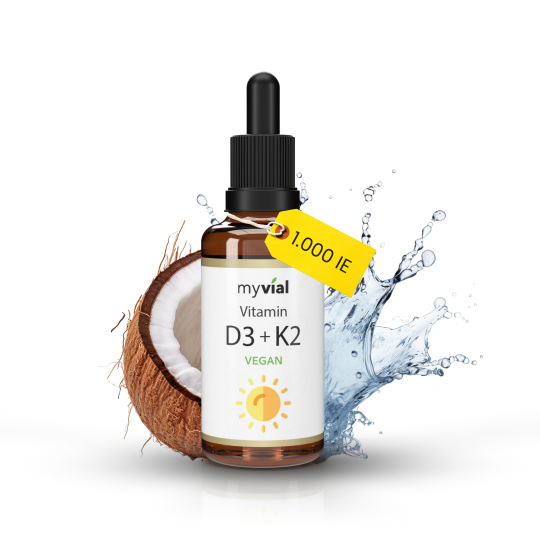 Vitamin D3 + K2 Tropfen – Vegan & Hochdosiert
