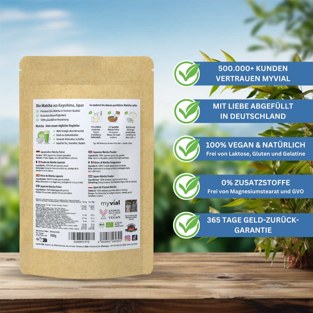 Bio Premium Matcha Pulver aus Japan – Zeremonienqualität