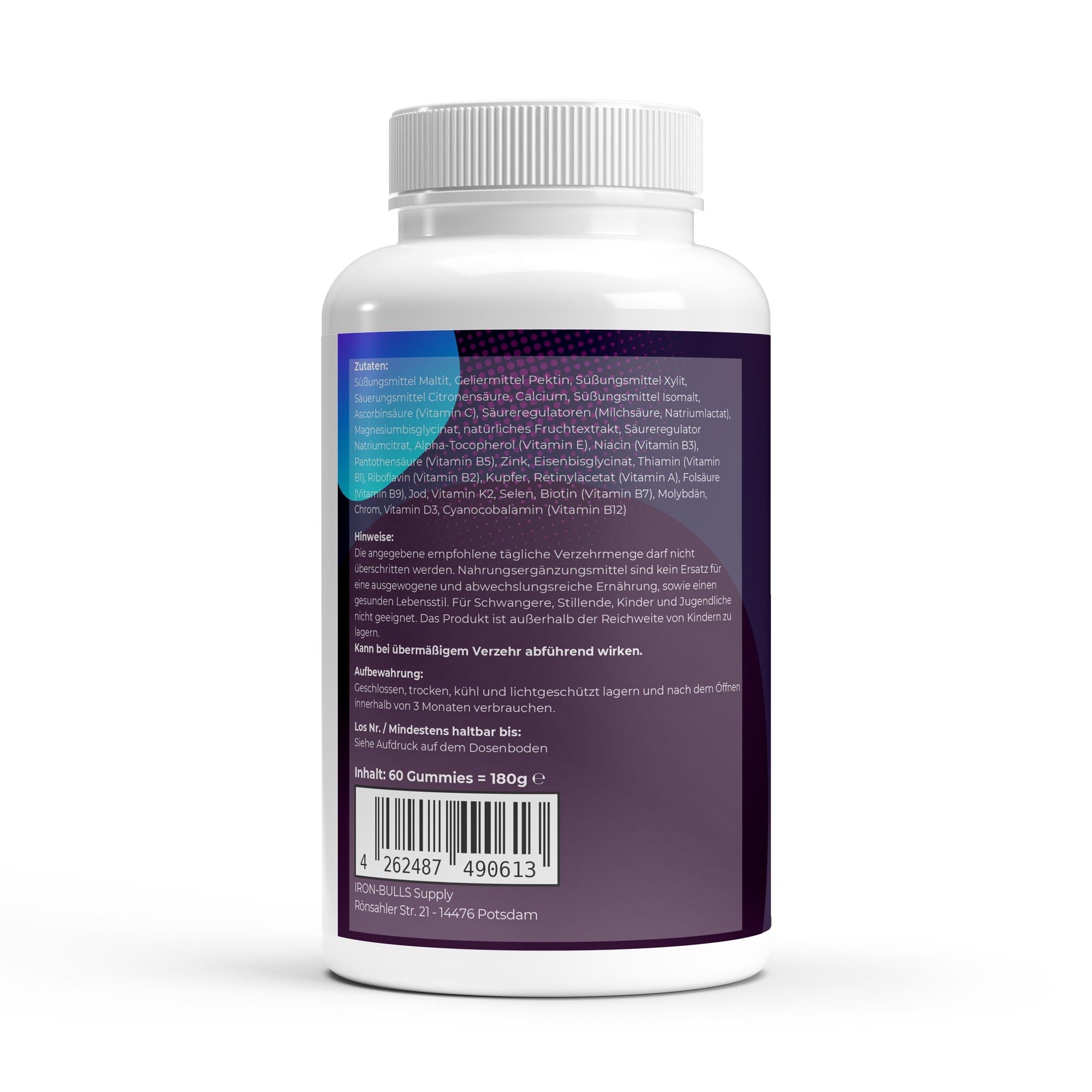 Premium Multivitamin + Mineral Gummies - 60 Stk.