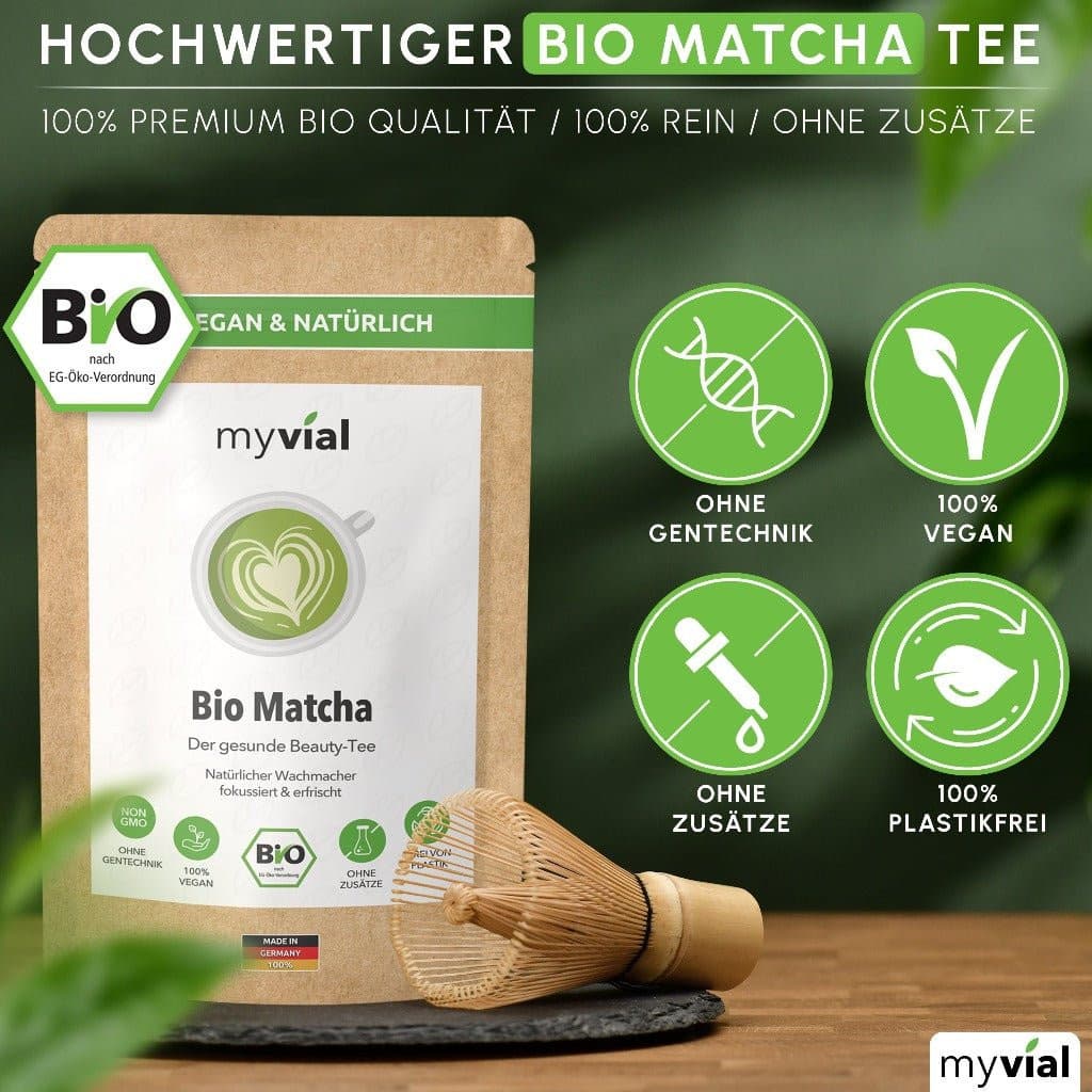 Bio Premium Matcha Pulver aus Japan – Zeremonienqualität