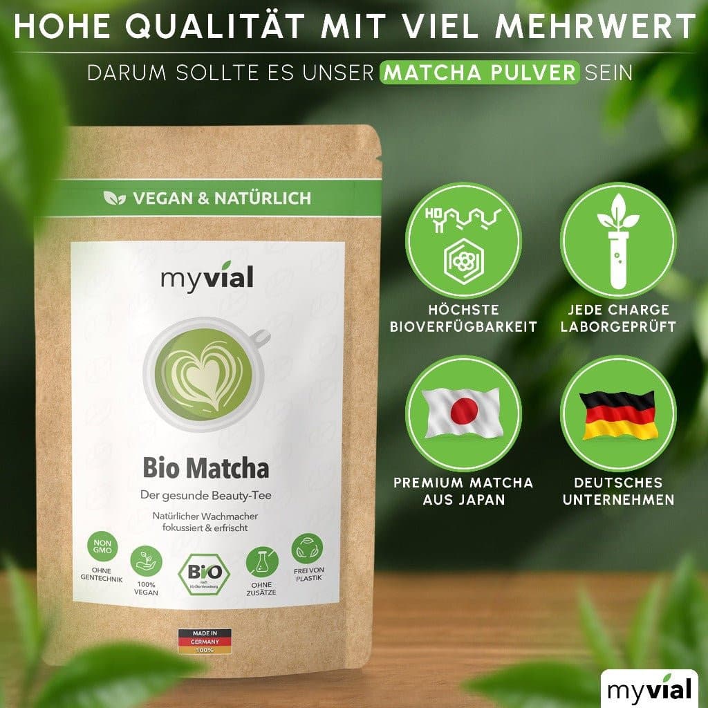 Bio Premium Matcha Pulver aus Japan – Zeremonienqualität