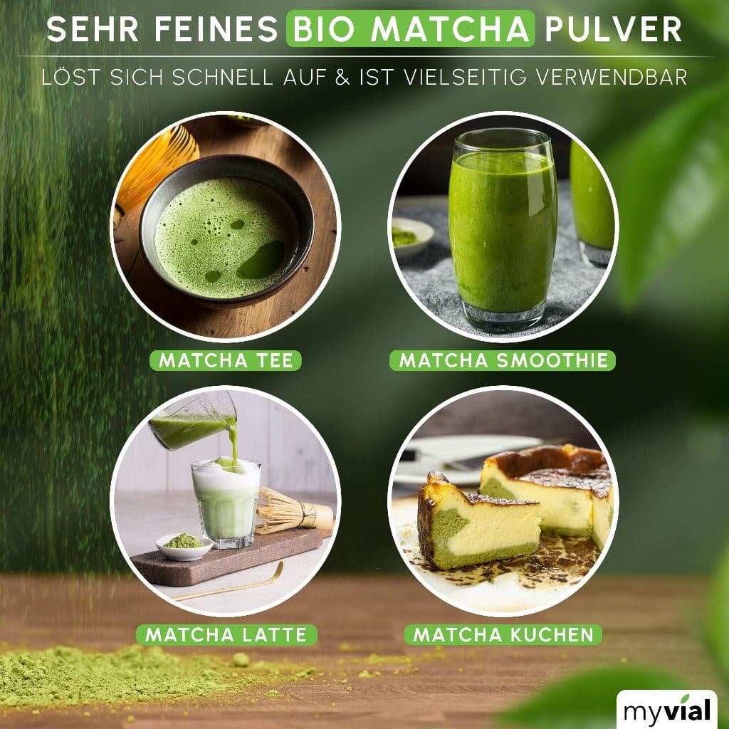 Bio Premium Matcha Pulver aus Japan – Zeremonienqualität