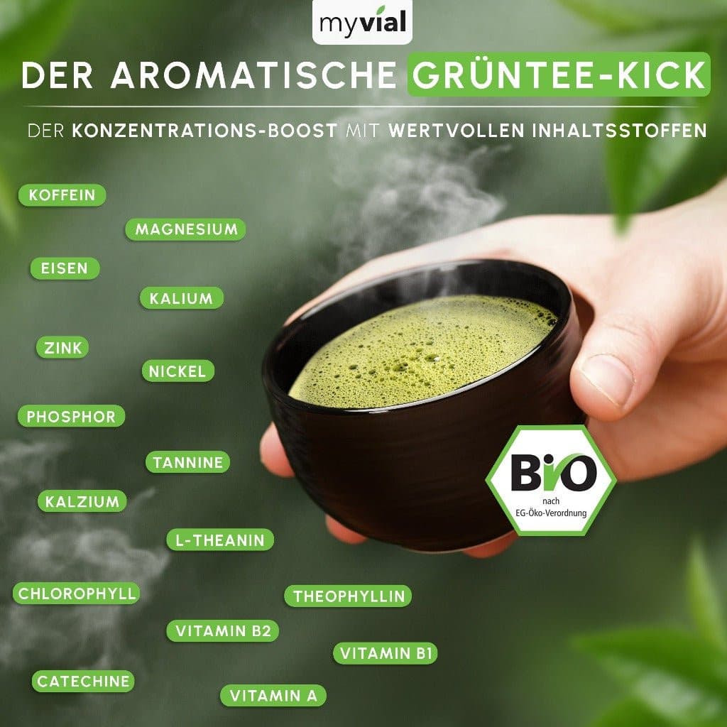Bio Premium Matcha Pulver aus Japan – Zeremonienqualität