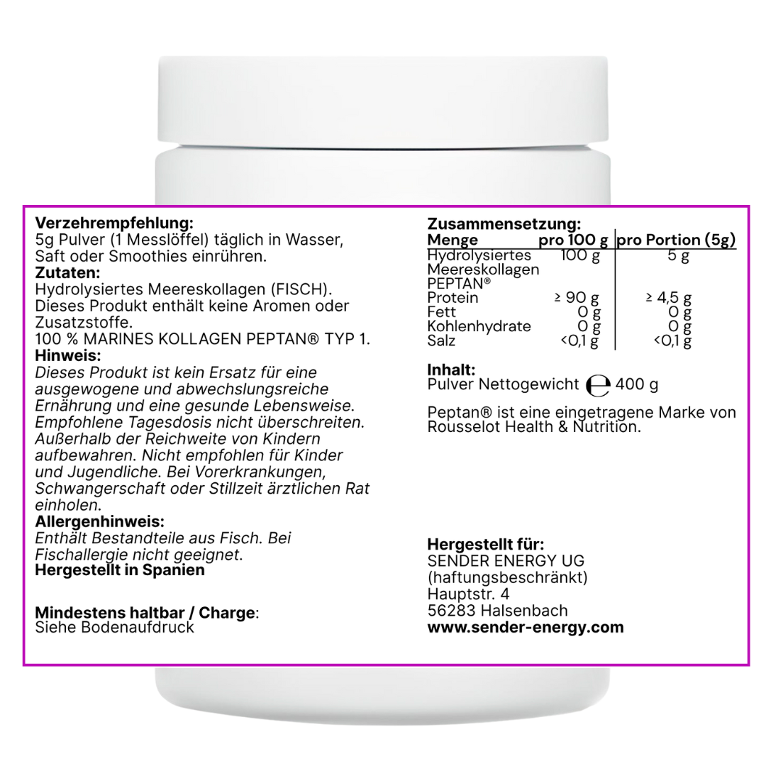 Collagen-Marine-PEPTAN® Pulver