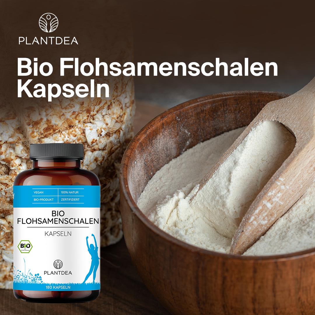 Bio Flohsamenschalen Kapseln