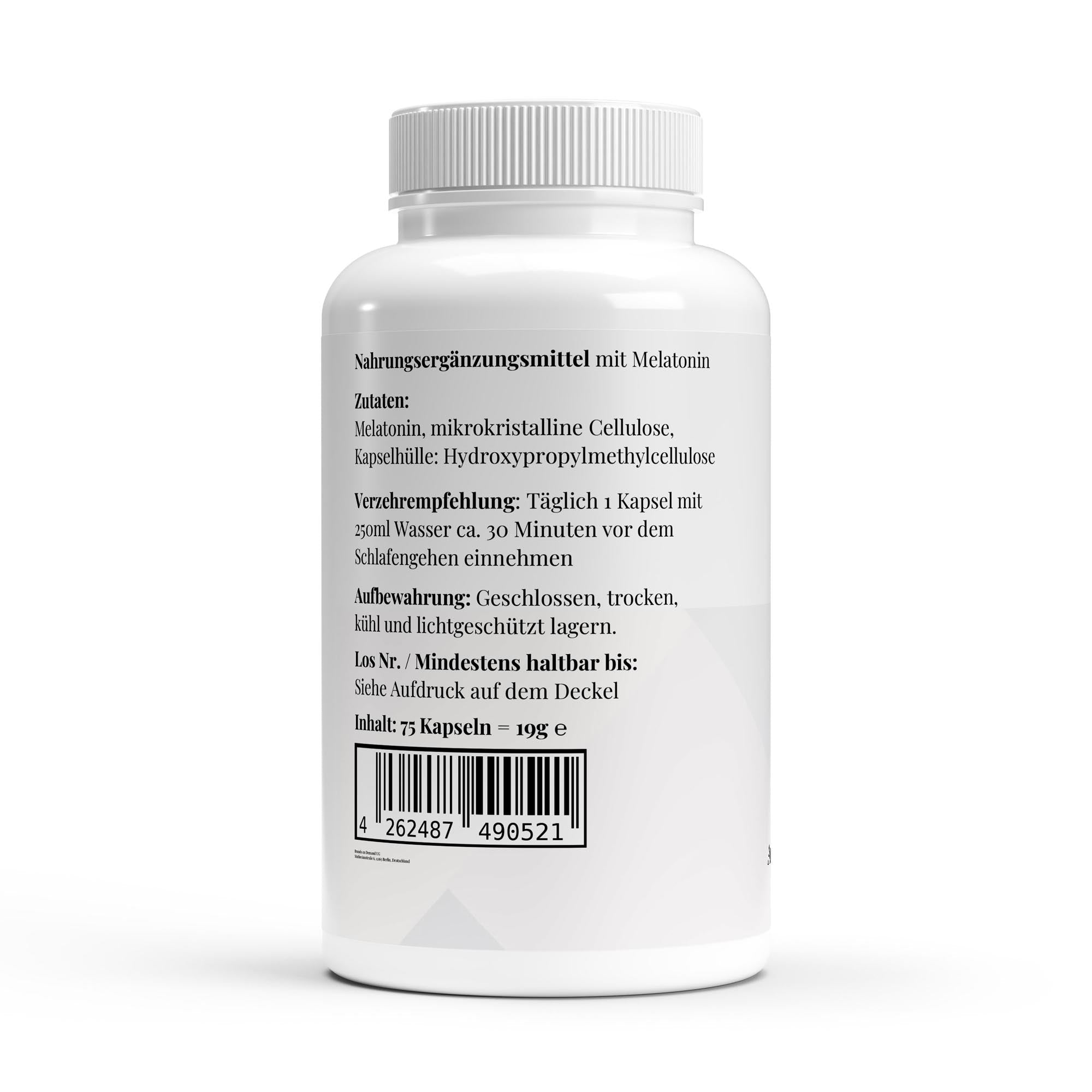 Melatonin - 75 Kapseln