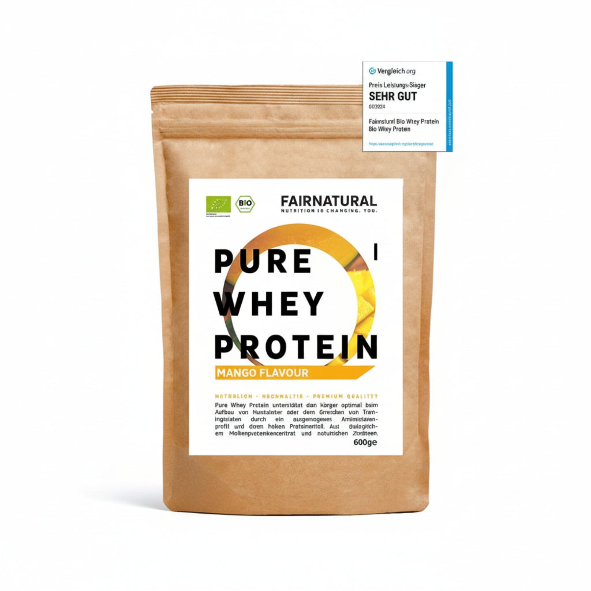 Bio Whey Protein Pulver Mango