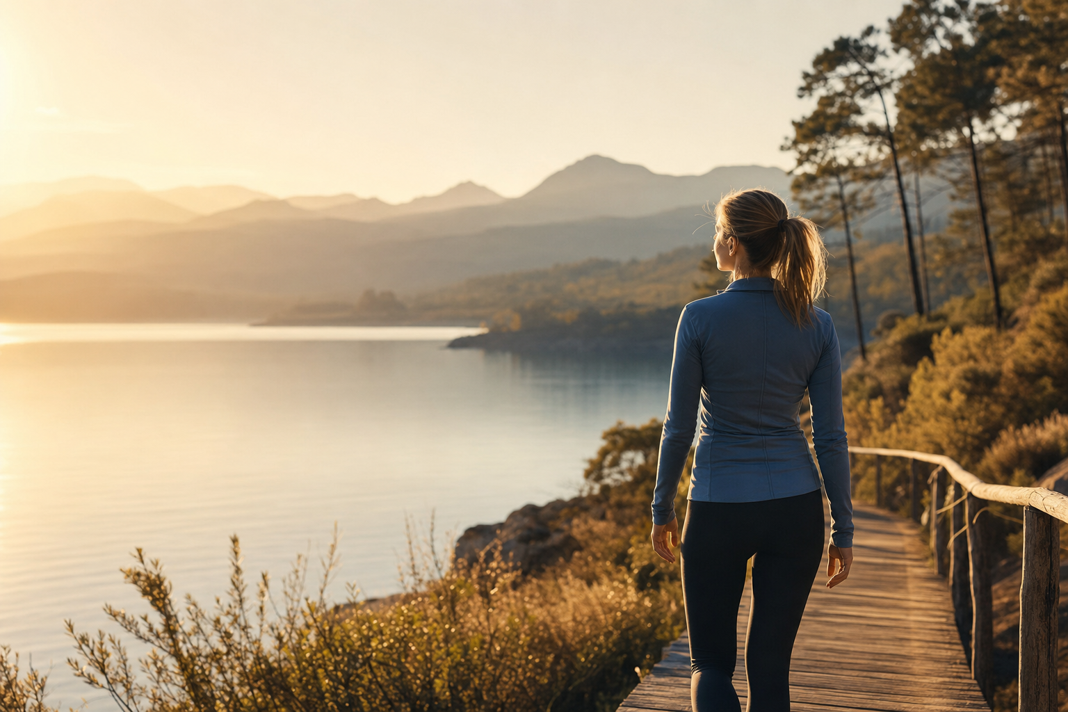 Eterna Longevity Lifestyle – Sonnenaufgang am See